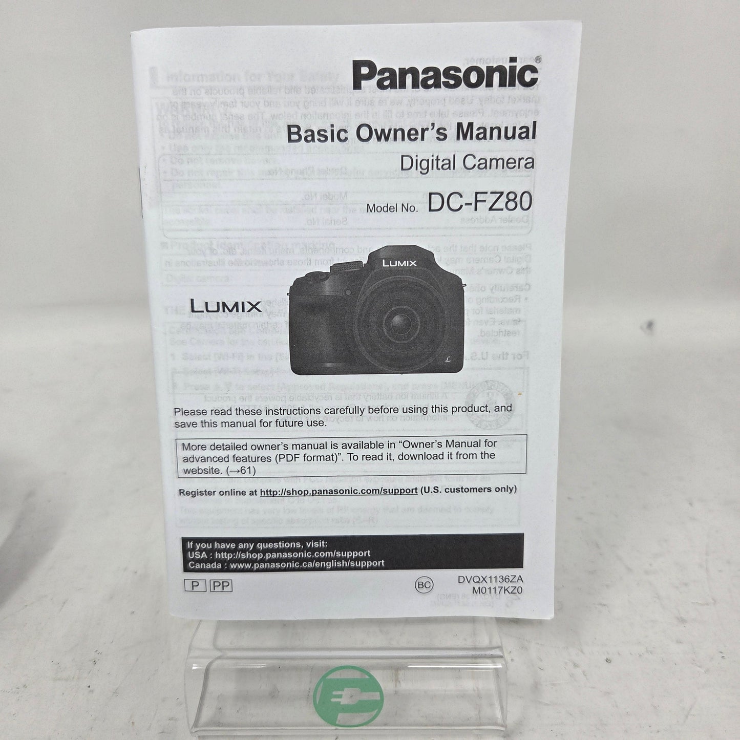 Panasonic Lumix DC-FZ80 18.1MP 4K Digital Bridge Camera Black