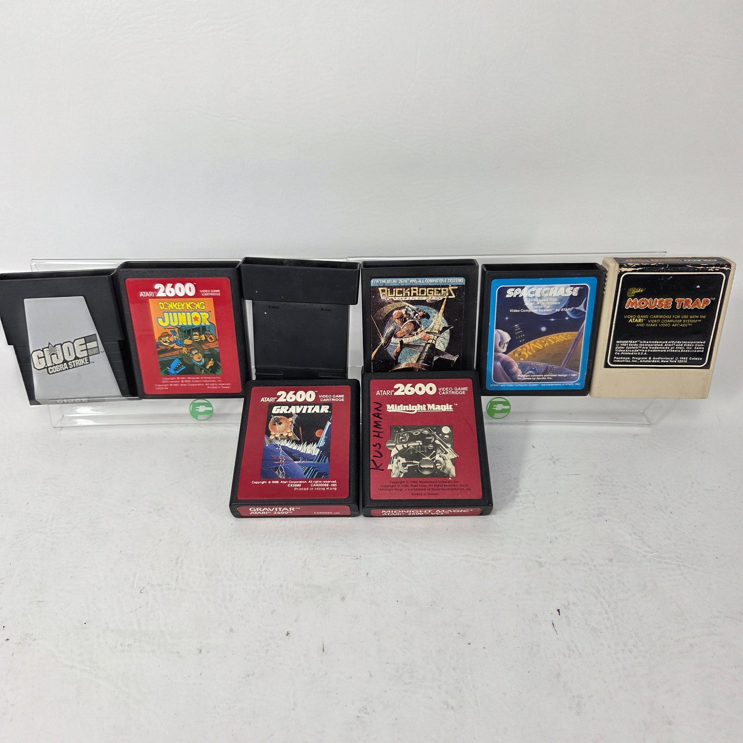 Lot of 8 Atari 2600 Games G.I. Joe Space Chase Gravitar Astroblast Donkey Kong