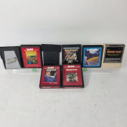 Lot of 8 Atari 2600 Games G.I. Joe Space Chase Gravitar Astroblast Donkey Kong