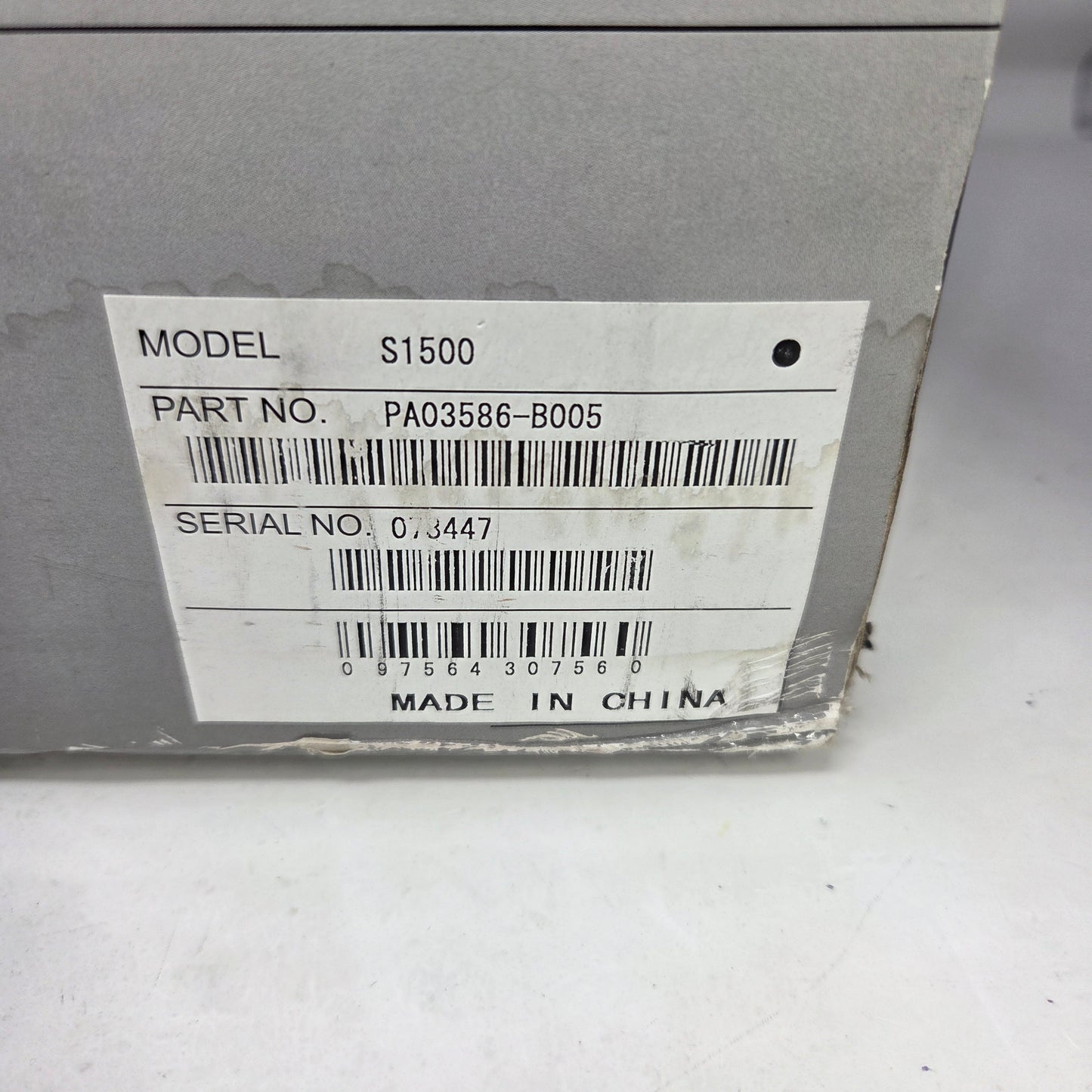 Fujitsu S1500 Duplex Scanner Black PA03586-B005
