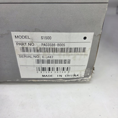 Fujitsu S1500 Duplex Scanner Black PA03586-B005