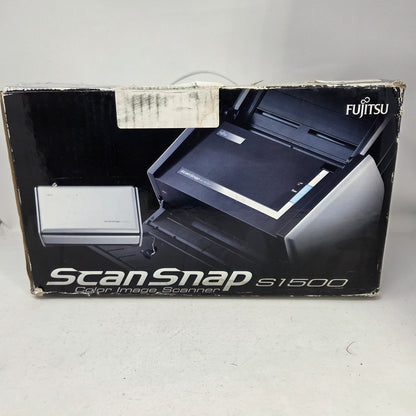 Fujitsu S1500 Duplex Scanner Black PA03586-B005