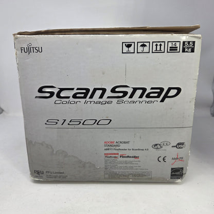 Fujitsu S1500 Duplex Scanner Black PA03586-B005