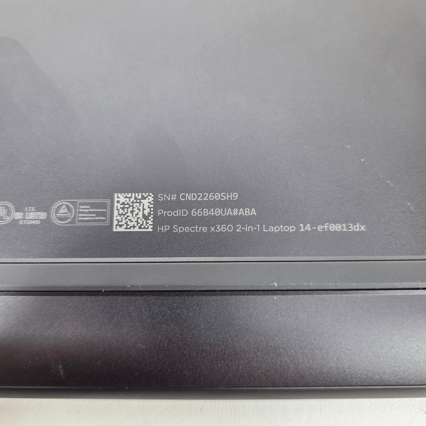 HP Spectre x360 14-ef2023dx 13.5" i7-1255U 1.7GHz 16GB RAM 1TB SSD