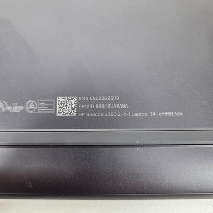 HP Spectre x360 14-ef2023dx 13.5" i7-1255U 1.7GHz 16GB RAM 1TB SSD