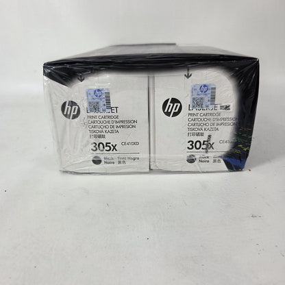 New HP 305X Toner Cartridge Black 2 Pack CE410XD