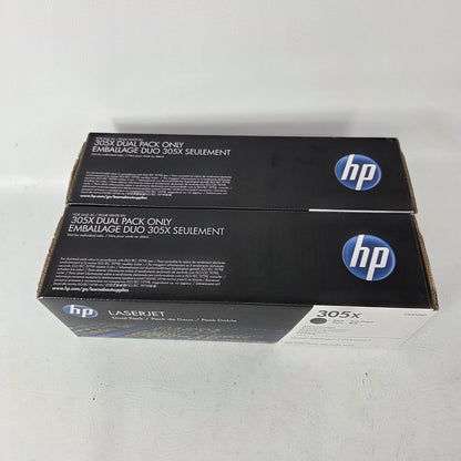 New HP 305X Toner Cartridge Black 2 Pack CE410XD
