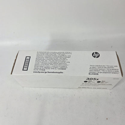 New HP LaserJet Toner 305X Black Toner Cartridge CE410XD