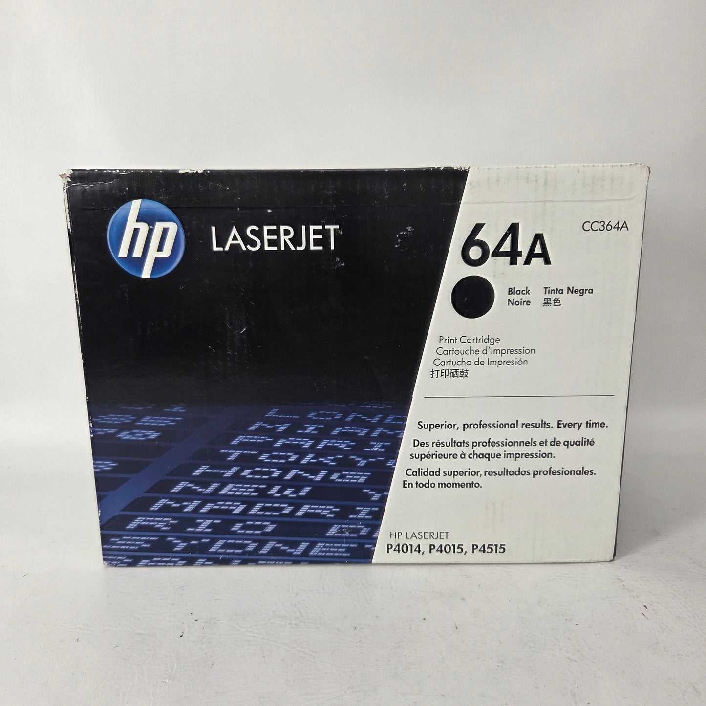 New HP LaserJet 64A Black Toner Cartridge CC364A