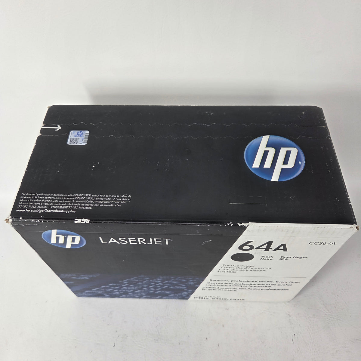 New HP LaserJet 64A Black Toner Cartridge CC364A