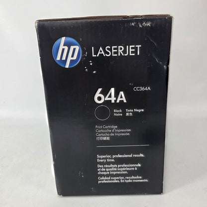 New HP LaserJet 64A Black Toner Cartridge CC364A