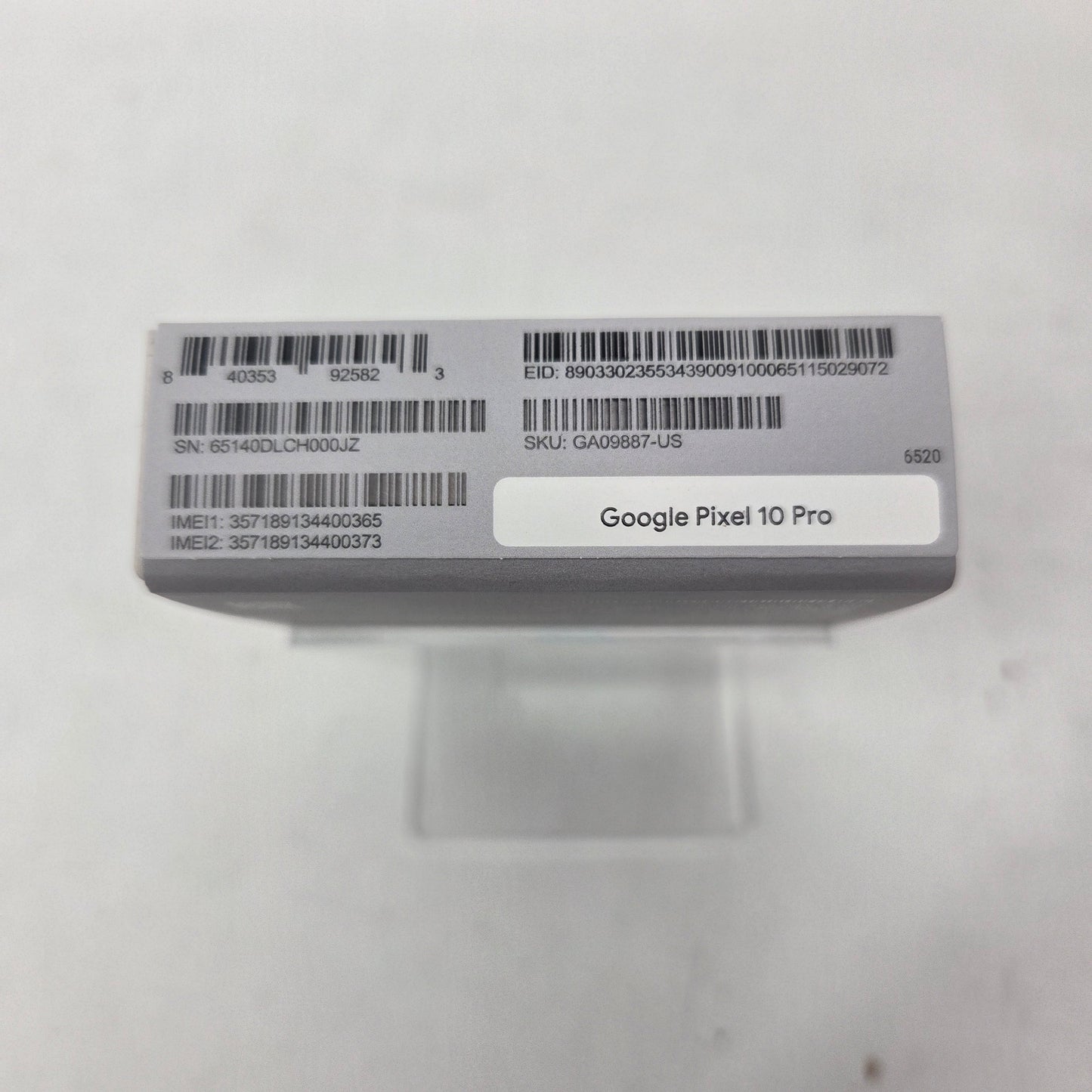 New Factory Unlocked Google Pixel 10 Pro 128GB Obsidian GA09887-US