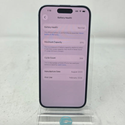 Factory Unlocked Apple iPhone 15 128GB Blue MTLY3LL/A