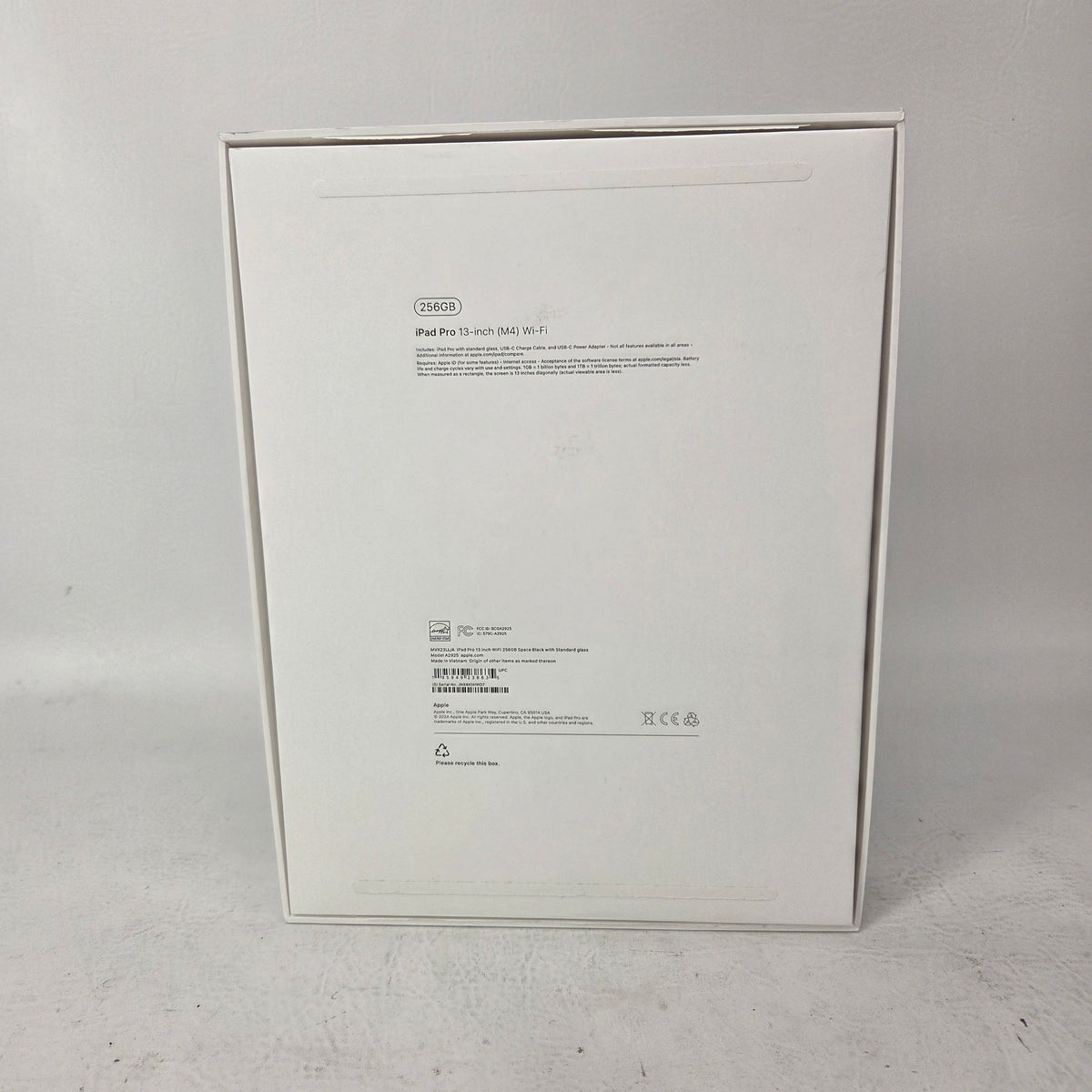 WiFi Only Apple iPad Pro 13" M4 256GB Space Black MVX23LL/A