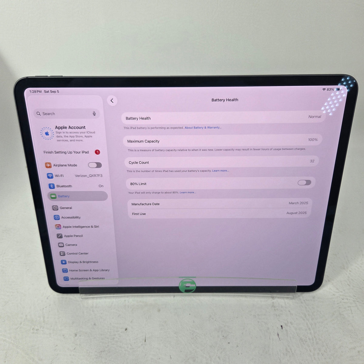 WiFi Only Apple iPad Pro 13" M4 256GB Space Black MVX23LL/A