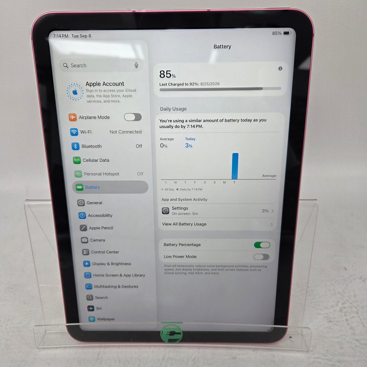 Apple iPad 10th Gen 10.9" 64GB Pink Wi-Fi + Cellular MQ6M3LL/A