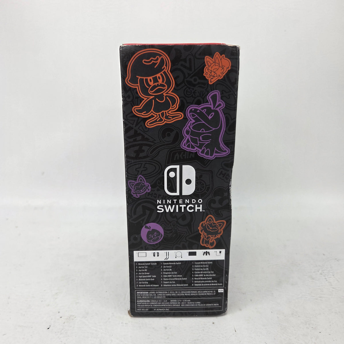 New Nintendo Switch OLED HEG-001 Pokemon Scarlet Violet Edition Console