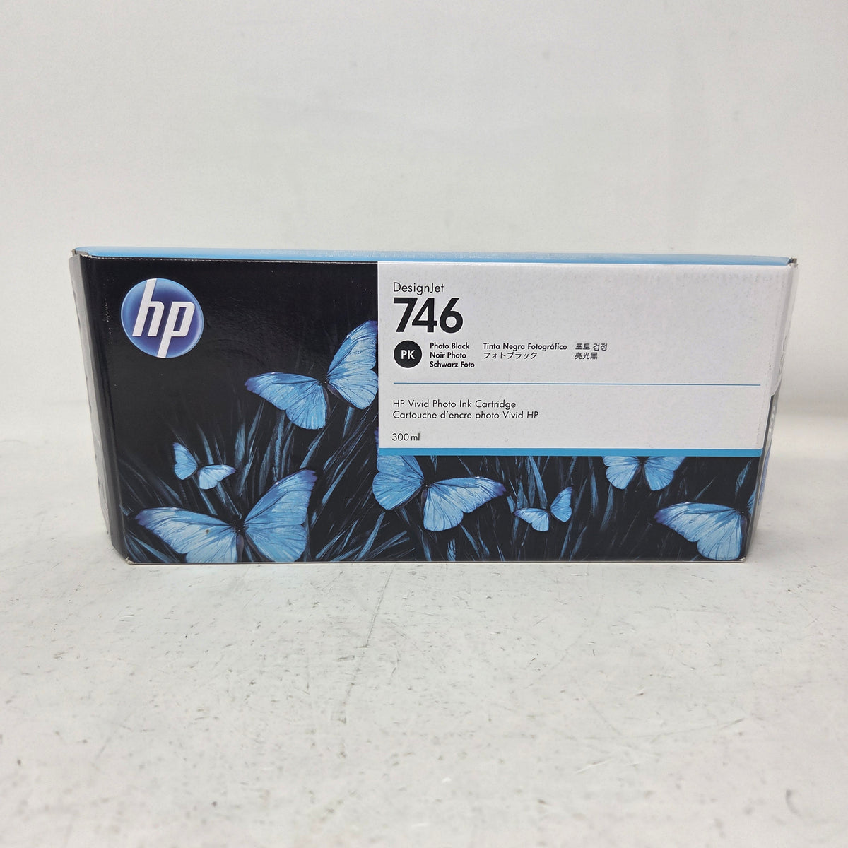 New HP 746 300ml P2V82A Photo Black DesignJet Ink Cartridge