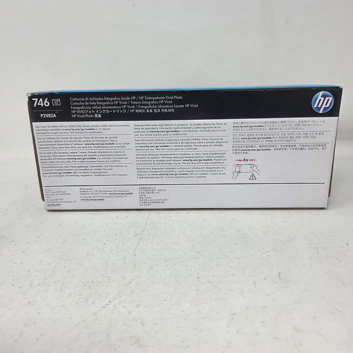 New HP 746 300ml P2V82A Photo Black DesignJet Ink Cartridge