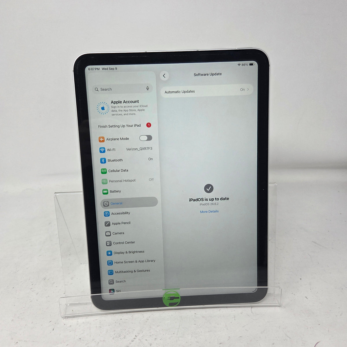Factory Unlocked Apple iPad 10th Gen 256GB Silver MQ6T3LL/A