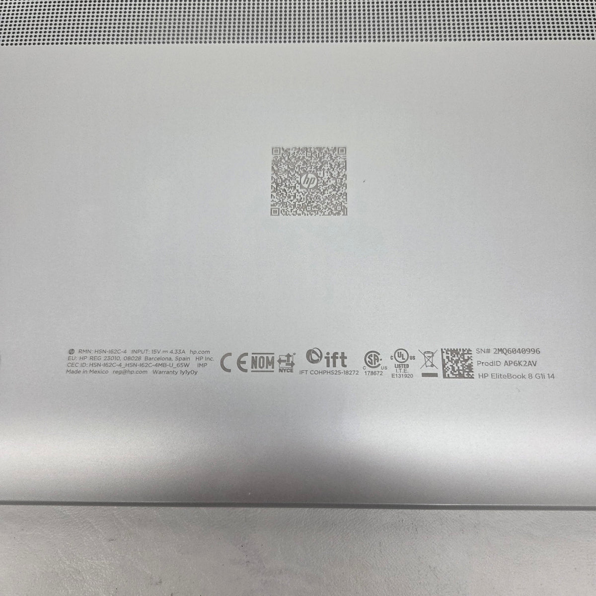 HP EliteBook 8 G1I 16" Core Ultra 7 255U 2.0GHz 32GB RAM 1TB SSD