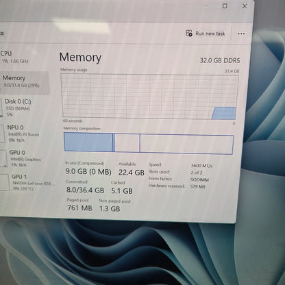 Lenovo Legion 7 16" Core Ultra 7 255HX 2.4GHz 32GB RAM 1TB SSD GeForce RTX 5060