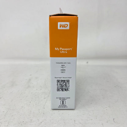 Western Digital WD 2.5" My Passport 2TB USB 3.2 Gen 1 HDD WDBC3C0020BBL-WESN