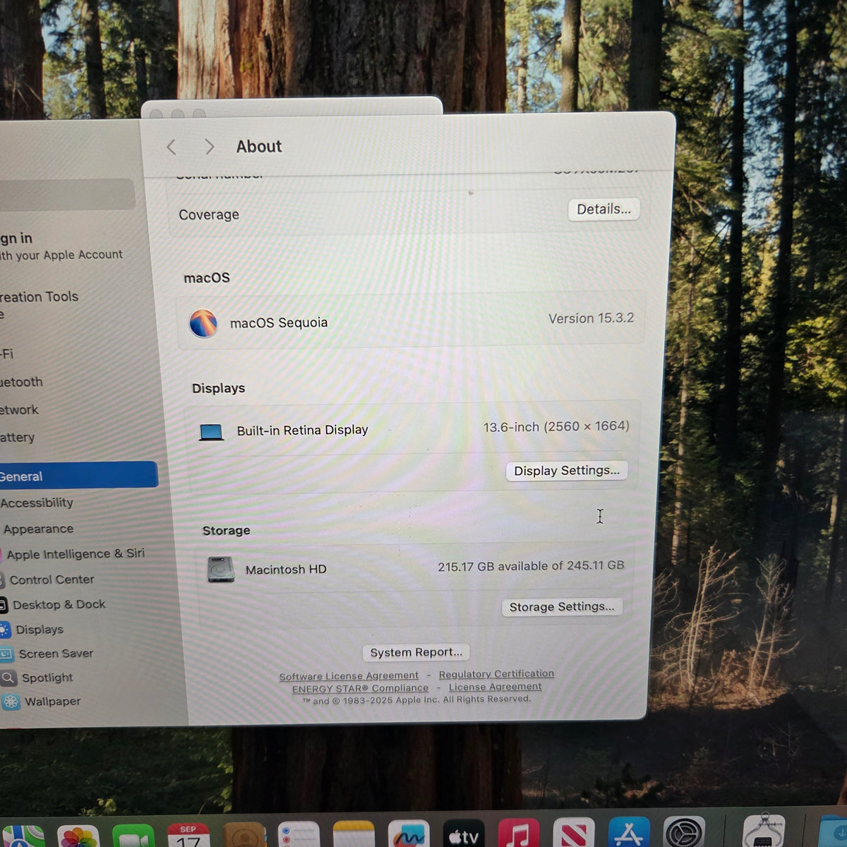 2024 Apple MacBook Air 13.6" M3 8C GPU 4.0GHz 8GB RAM 256GB SSD A3113