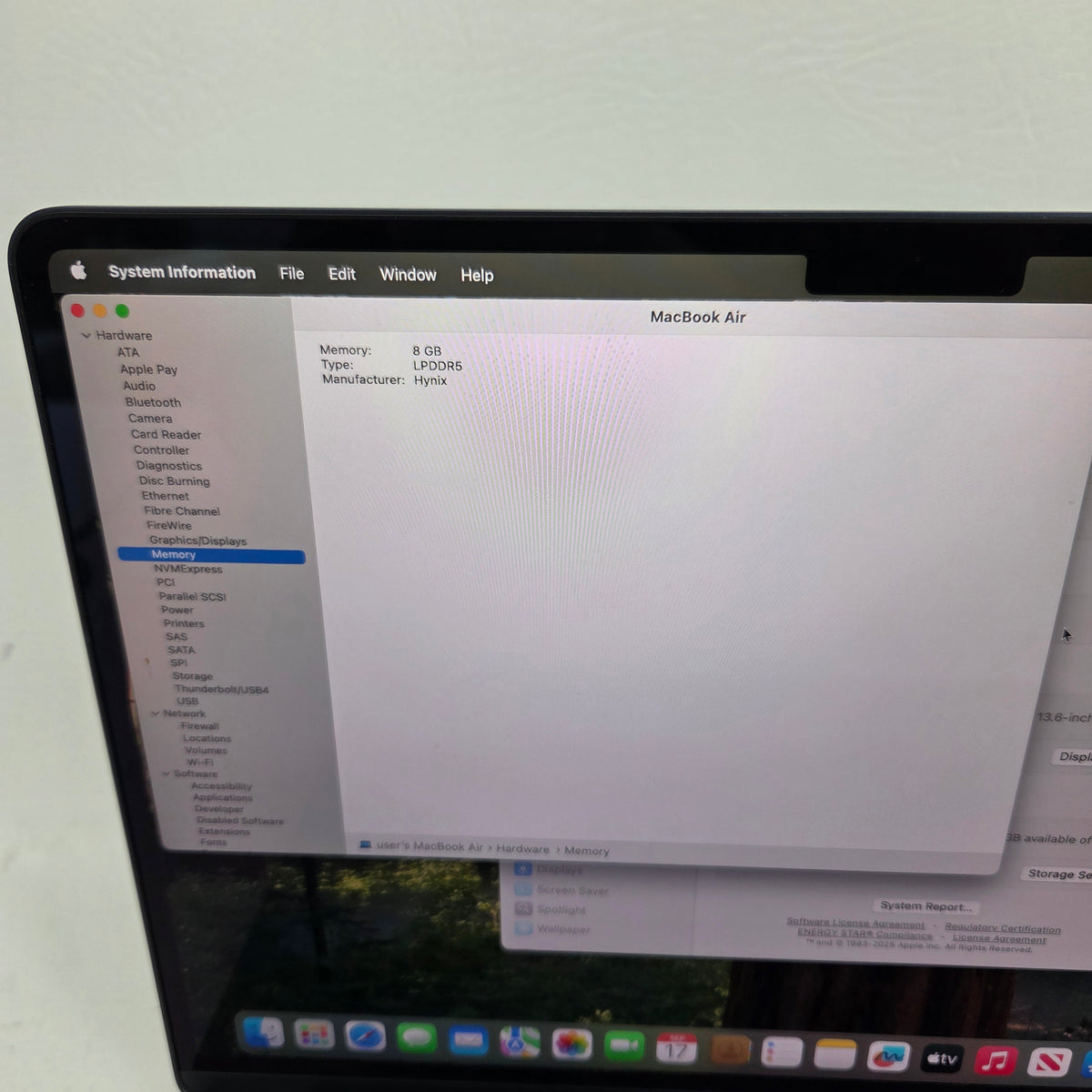 2024 Apple MacBook Air 13.6" M3 8C GPU 4.0GHz 8GB RAM 256GB SSD A3113