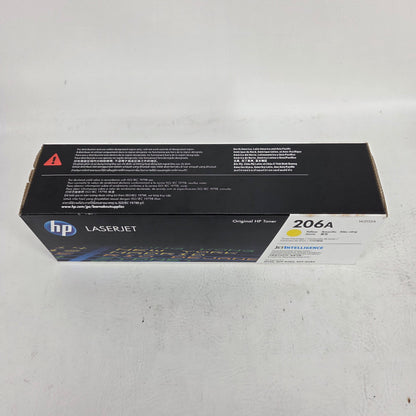 New HP LaserJet 206A Yellow Toner Cartridge W2112A