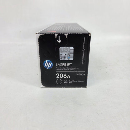 New HP LaserJet 206A Black Toner Cartridge W2110A