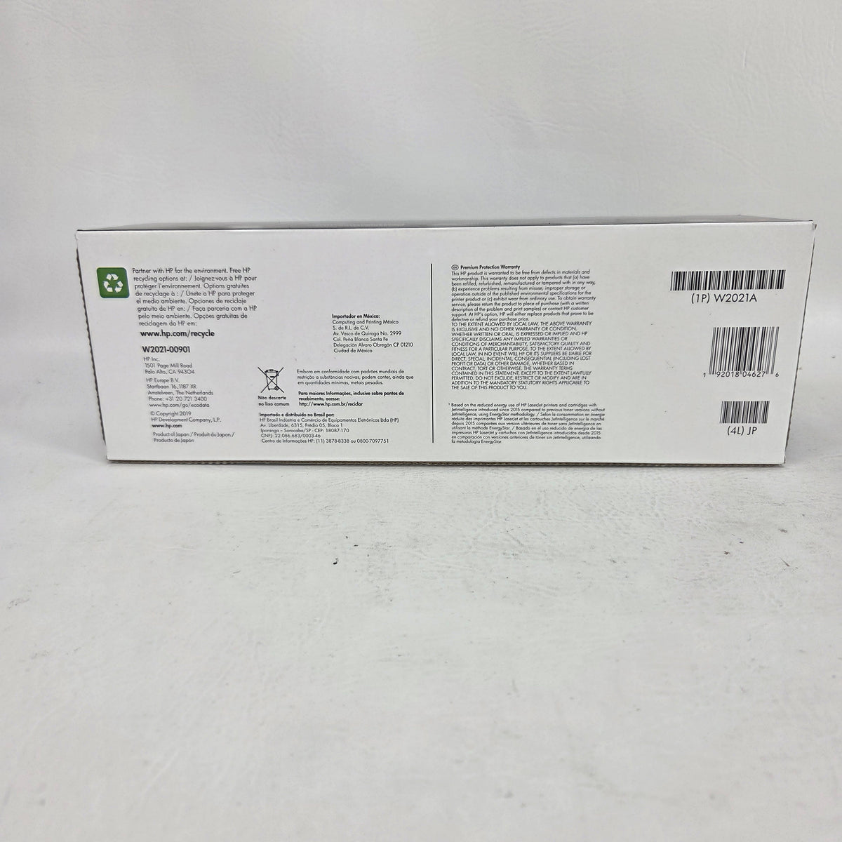 New HP LaserJet 414A Cyan Toner Cartridge W2021A