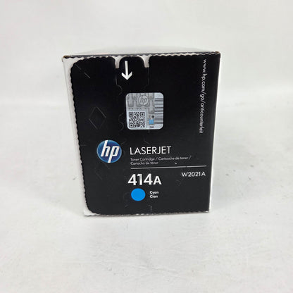 New HP LaserJet 414A Cyan Toner Cartridge W2021A