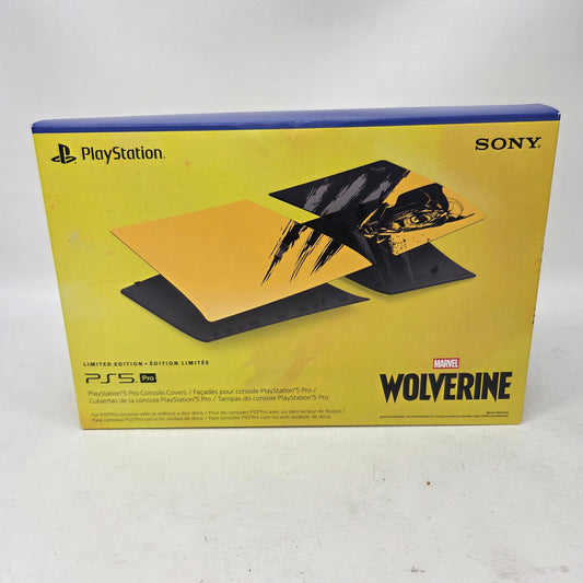 New Sony PS5 Pro Console Covers Marvels Wolverine Battle Yellow Limited Edition