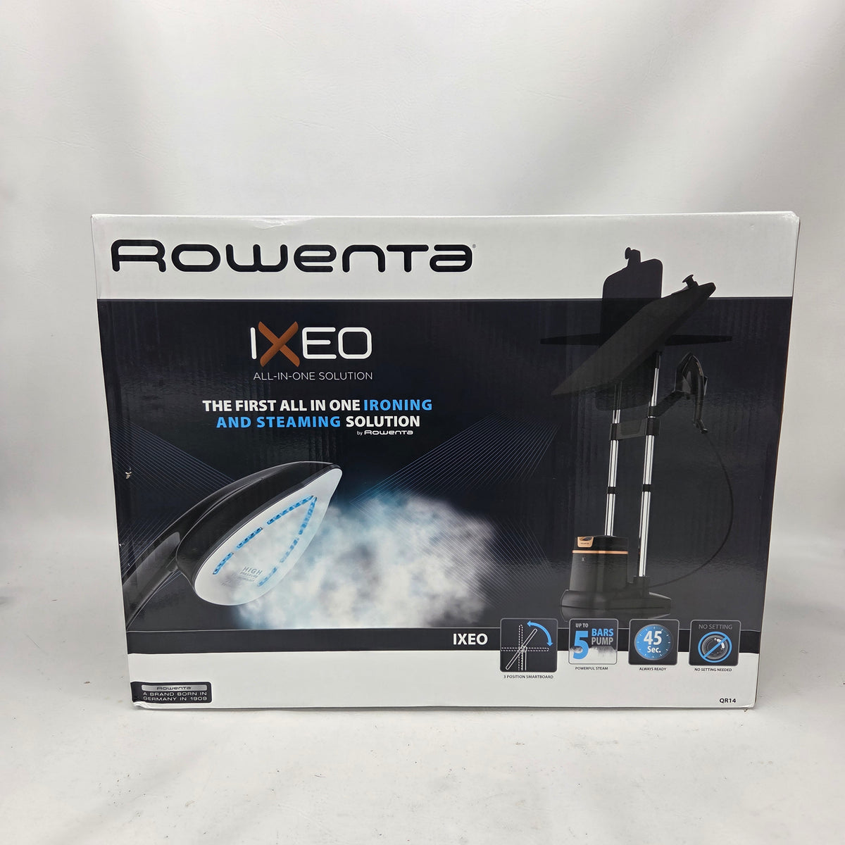 New Rowenta IXEO All-in-One Solution Portable Refillable w/ Water Tank 1500W 