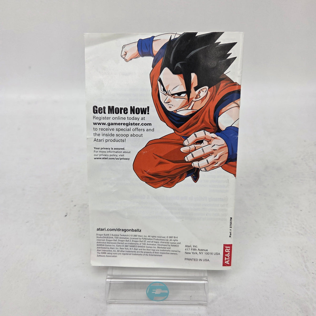 Dragon Ball Z Budokai Tenkaichi 3 (Sony PlayStation 2 PS2, 2007)