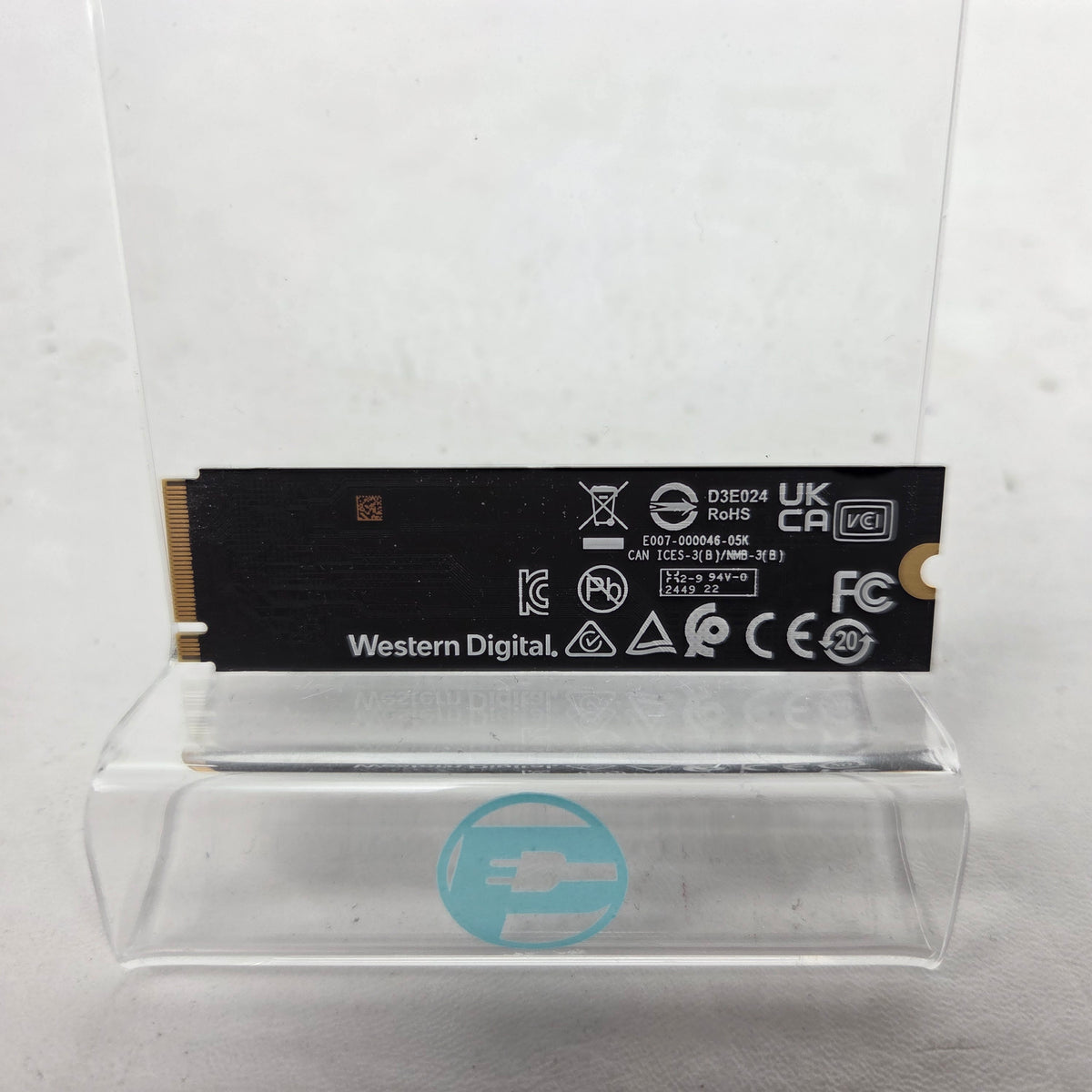 Western Digital WD M.2 2280 SN3000 1TB PCIe 4.0 x4 (NVMe) SSD WDS100T4G1E