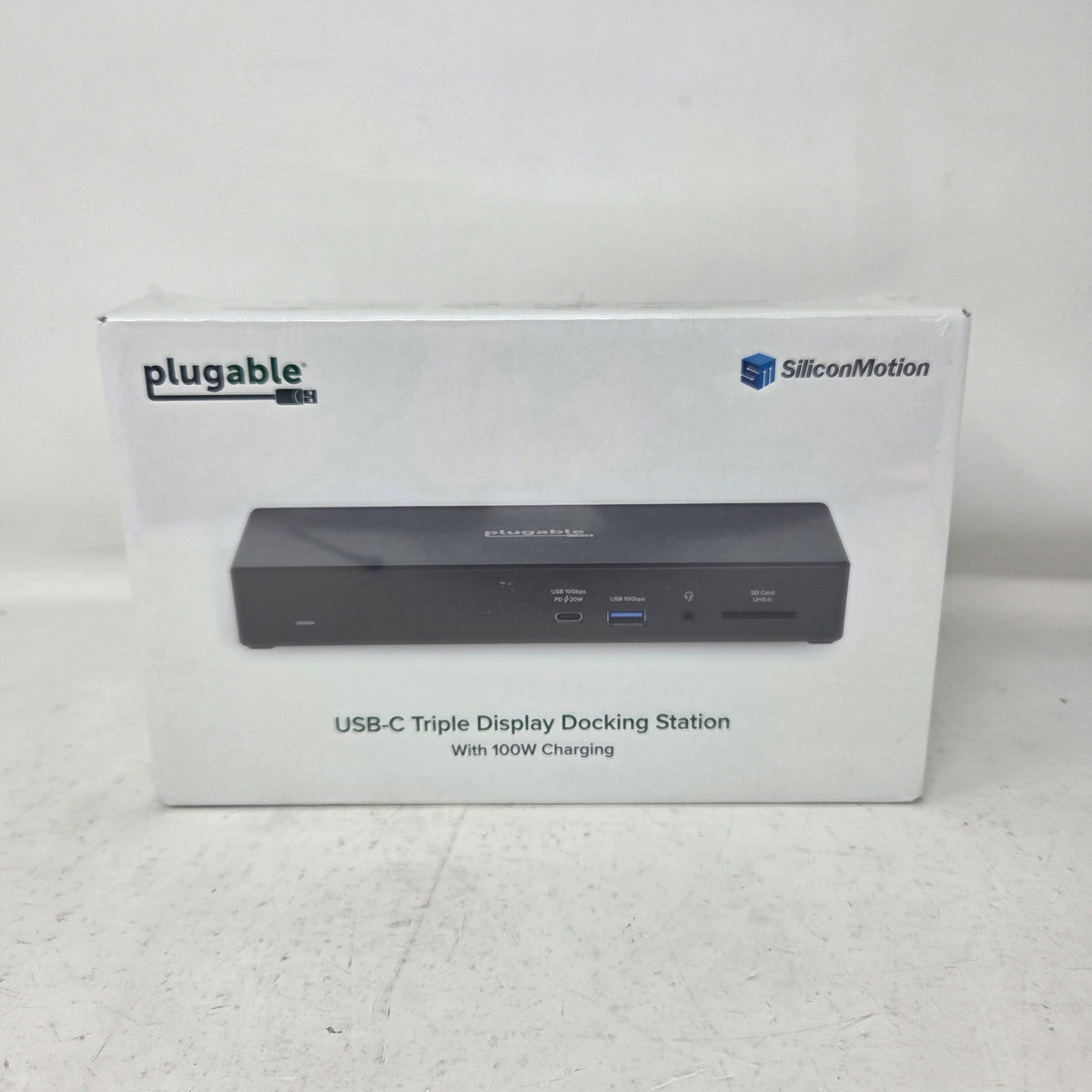  New Plugable USB-C Triple Display Docking Station 100W Charging