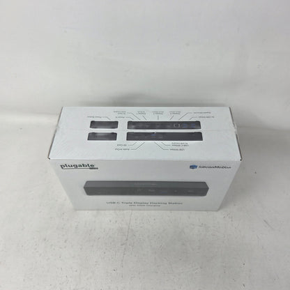  New Plugable USB-C Triple Display Docking Station 100W Charging