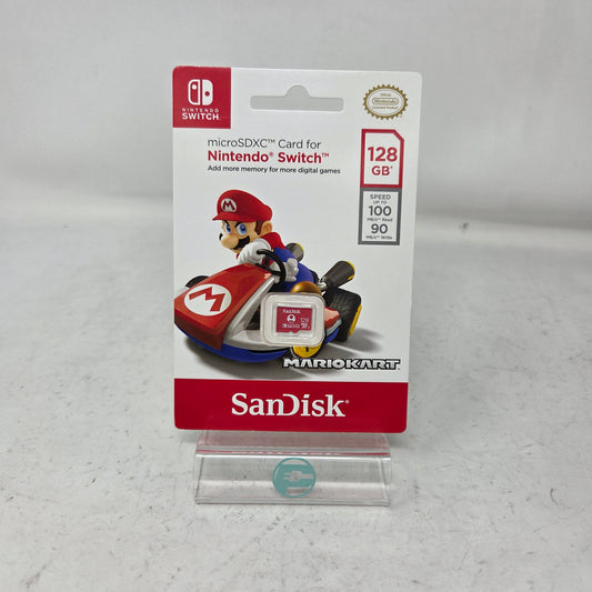 New SanDisk 128GB MicroSDXC Card for Nintendo Switch SDSQXAO-128G-AP6ZN