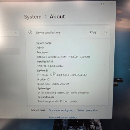 HP EliteBook 840 G10 14" i7-1360P 2.2GHz 32GB RAM 512GB SSD