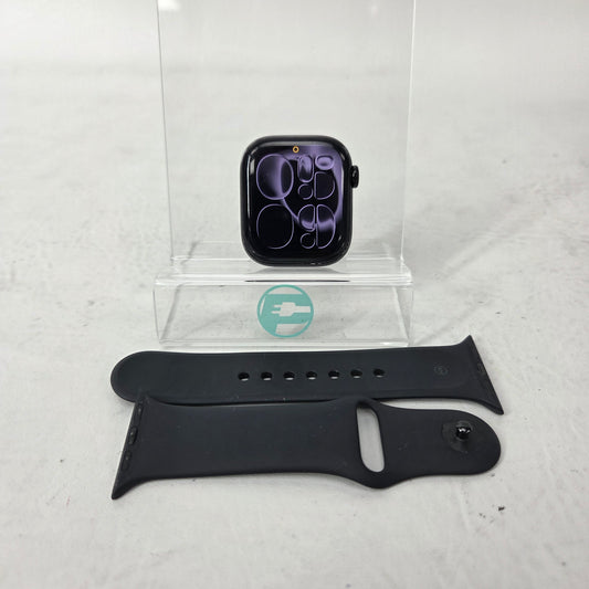 Apple Watch Series 10 42mm GPS Jet Black Aluminum Black Sport Band MWWE3LW/A