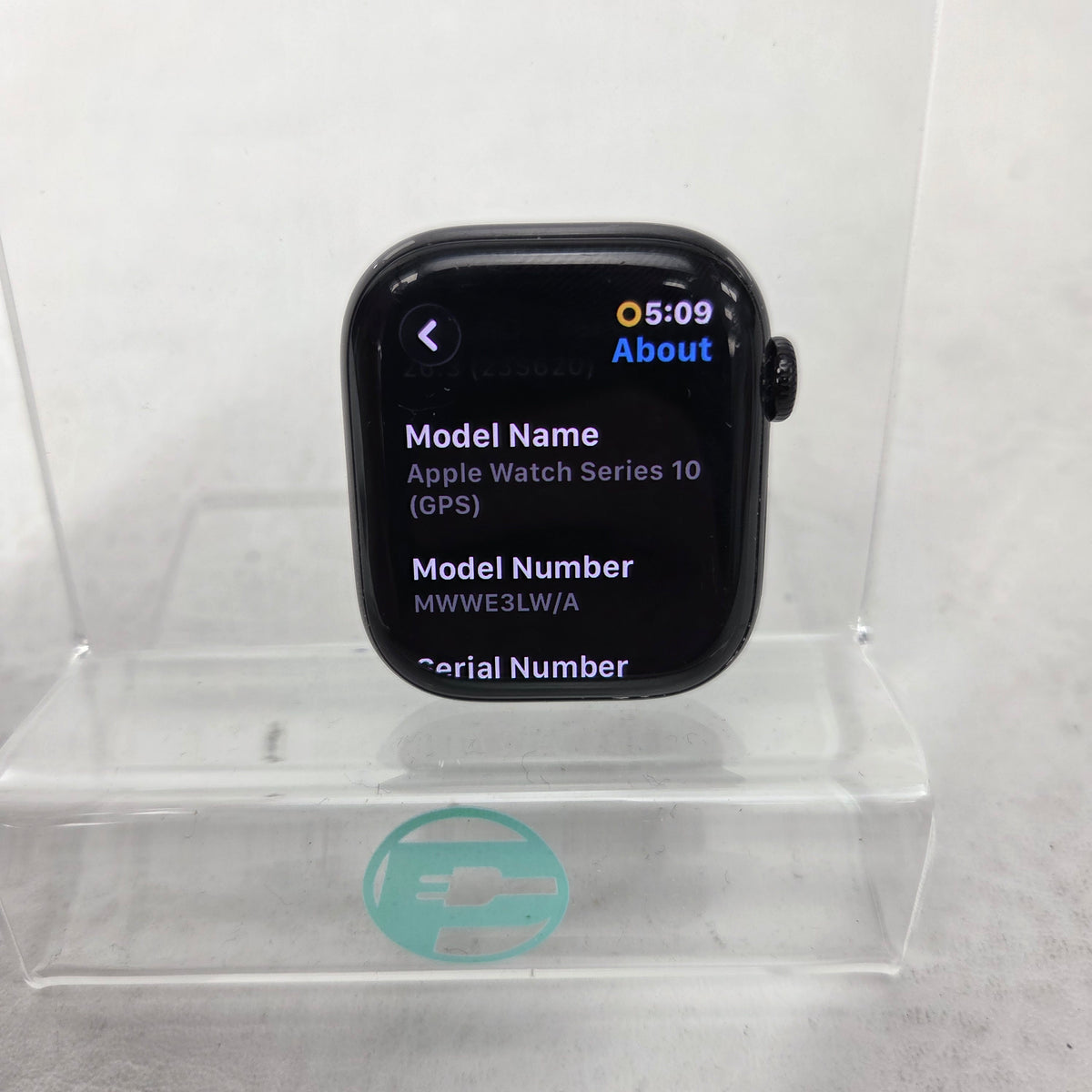 Apple Watch Series 10 42mm GPS Jet Black Aluminum Black Sport Band MWWE3LW/A