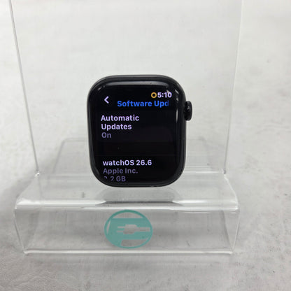 Apple Watch Series 10 42mm GPS Jet Black Aluminum Black Sport Band MWWE3LW/A