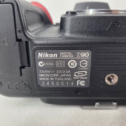 Nikon D90 12.3MP Digital SLR DSLR Camera