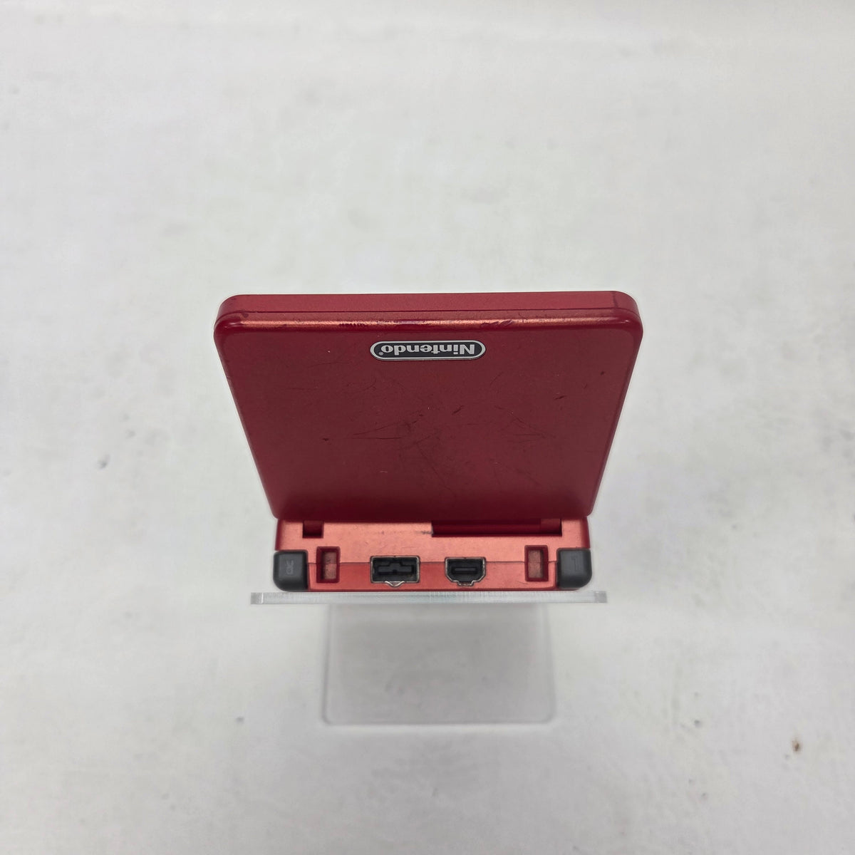 Nintendo Game Boy Advance SP Handheld Game Console Only AGS-001 Pearl Red
