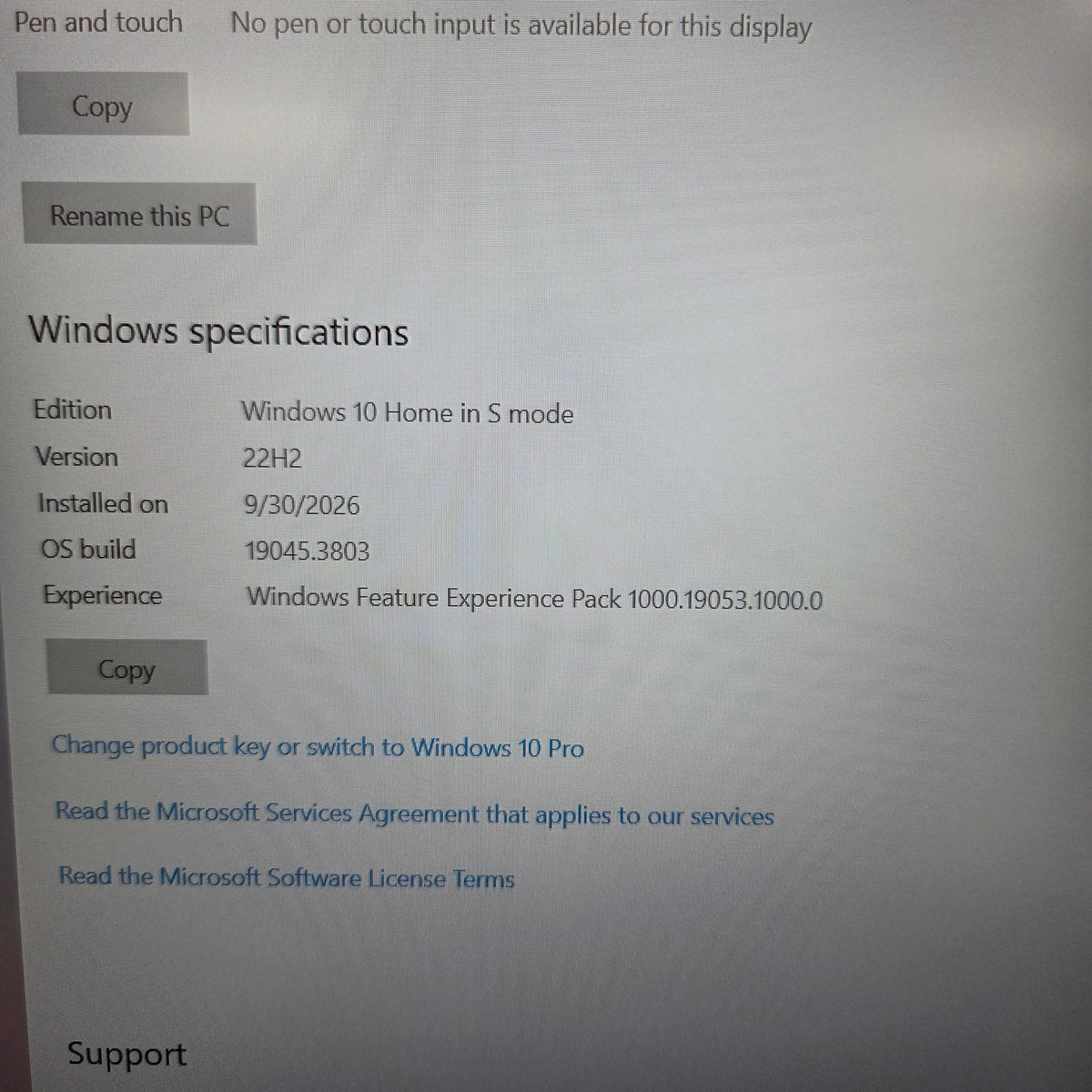 HP Laptop 7BFLHKTK 14" Celeron N4020 1.10Ghz 8GB RAM 128GB SSD