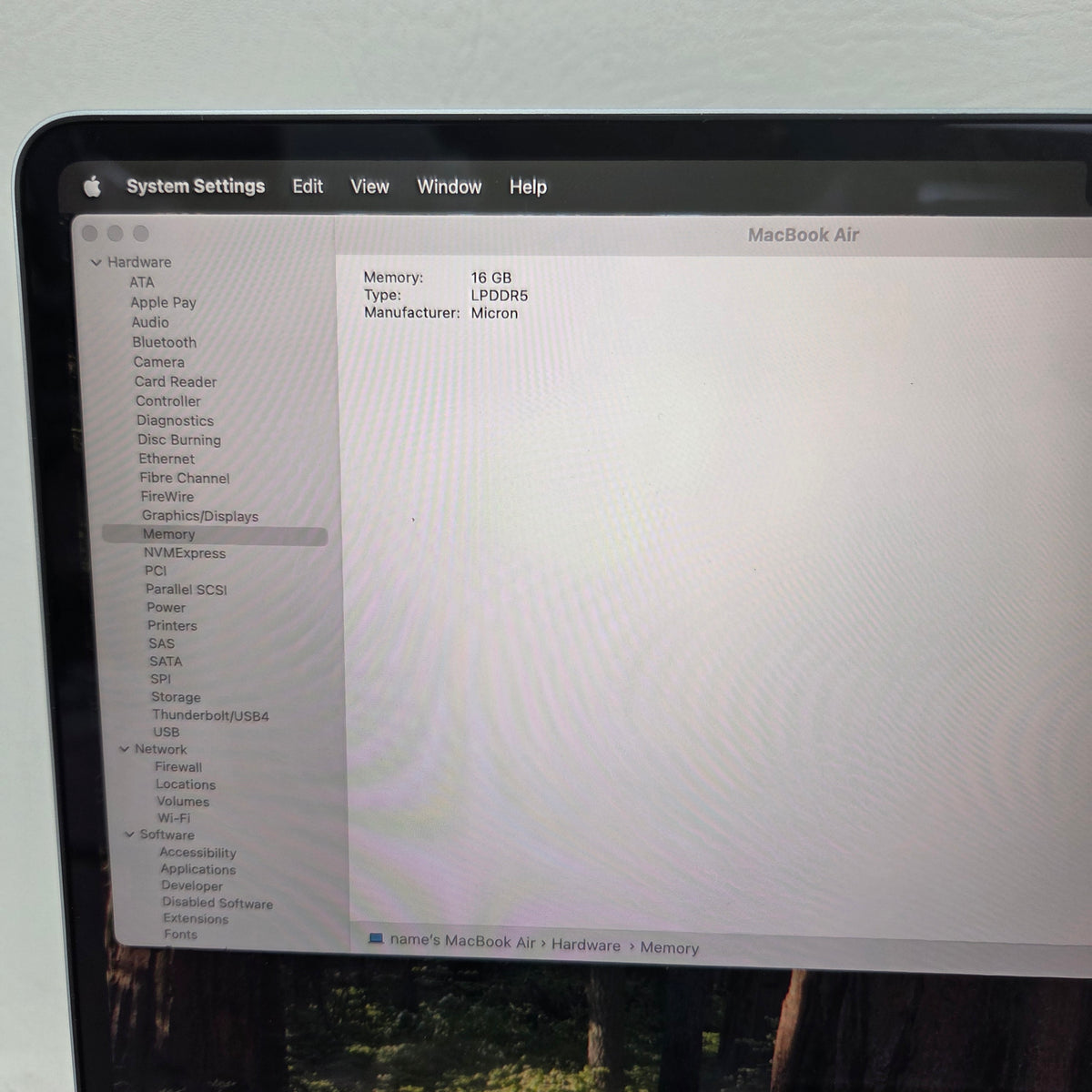 2025 Apple MacBook Air 15" M4 10C GPU 4.5GHz 16GB RAM 256GB SSD A3241