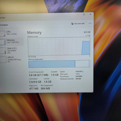 Asus Vivobook 17 X1703ZA 17.3" i3-1220P 1.5GHz 8GB RAM 256GB SSD