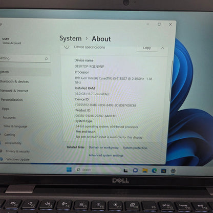 Dell Latitude 7320 13.3" i5-1135G7 2.4GHz 16GB RAM 512GB SSD